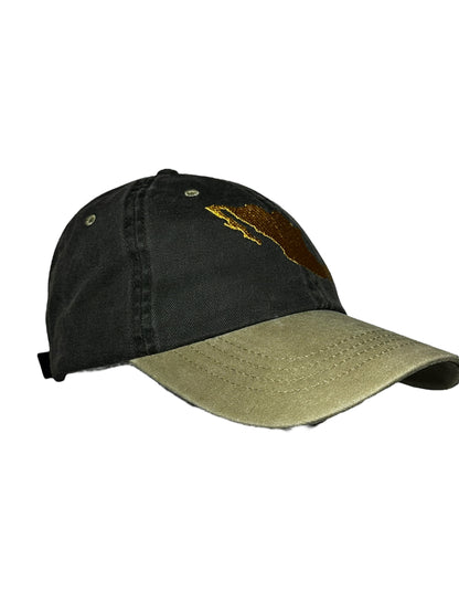 Gorra Brillen Verde/Khaki/Dorado